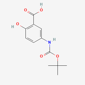 5-(N-tert-Butoxycarbonylamino)salicylic Acid