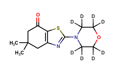 5,6-Dihydro-5,5-dimethyl-2-(4-morpholinyl)-7(4H)-benzothiazolone-d8