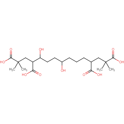 5,8-dihydroxy-2,14-dimethylpentadecane-2,4,12,14-tetracarboxylic acid