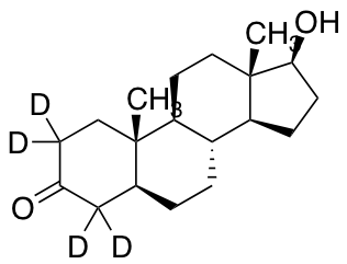 5-Alpha-Dihydrotestosterone (2,2,4,4-D4, 98%) 95% Chemical Purity