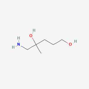 5-Amino-4-methylpentane-1,4-diol