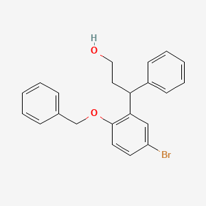 5-Bromo--phenyl-2-(phenylmethoxy)benzenepropanol