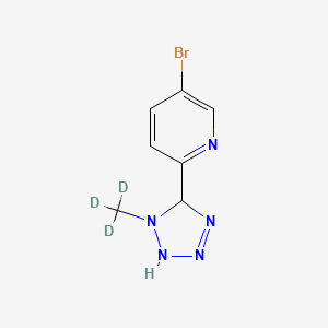 5-Bromo-2-(1-methyl-1H-tetrazol-5-yl)pyridine-d3