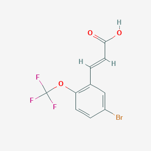 5-Bromo-2-(trifluoromethoxy)cinnamic acid