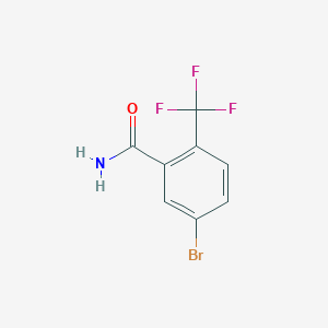 5-Bromo-2-(trifluoromethyl)benzamide