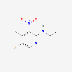 5-Bromo-2-ethylamino-3-nitro-4-picoline