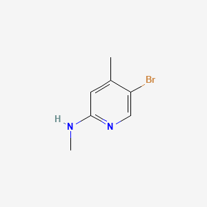 5-Bromo-2-methylamino-4-picoline