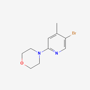 5-Bromo-2-morpholino-4-picoline