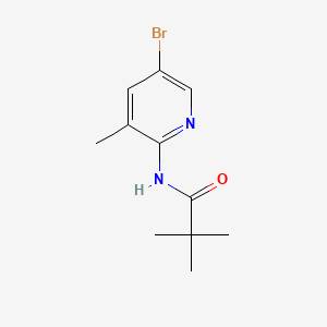 5-Bromo-2-pivaloylamino-3-picoline