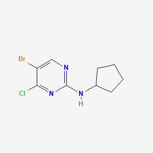 5-Bromo-4-chloro-N-cyclopentylpyrimidin-2-amine
