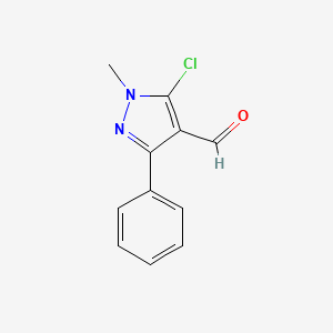 5-Chloro-1-methyl-3-phenyl-1H-pyrazole-4-carbaldehyde