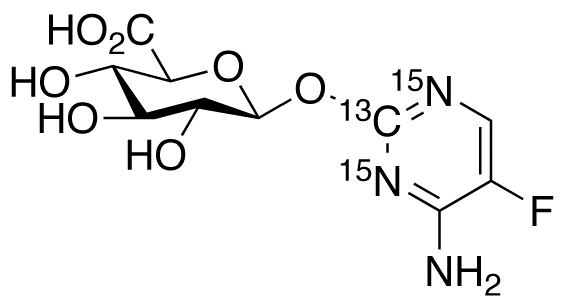 5-Fluoro Cytosine-13C,15N2 O-β-D-Glucuronide