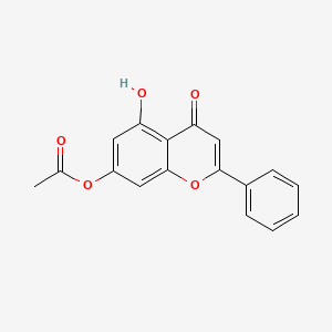 5-Hydroxy-7-acetoxyflavone
