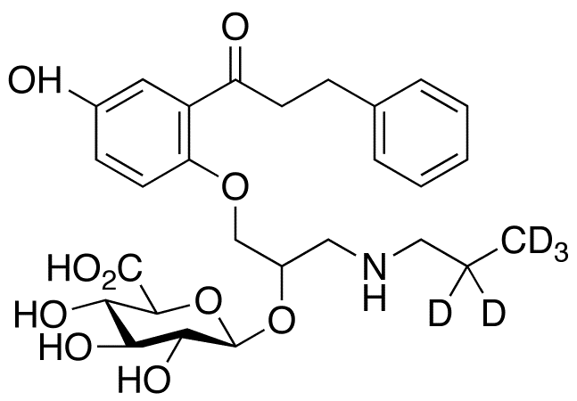 5-Hydroxy Propafenone-d5 β-D-Glucuronide