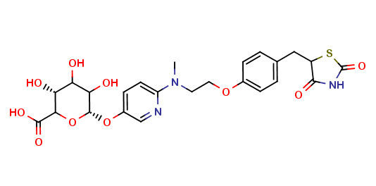 5-Hydroxy Rosiglitazone-β-D-Glucuronide