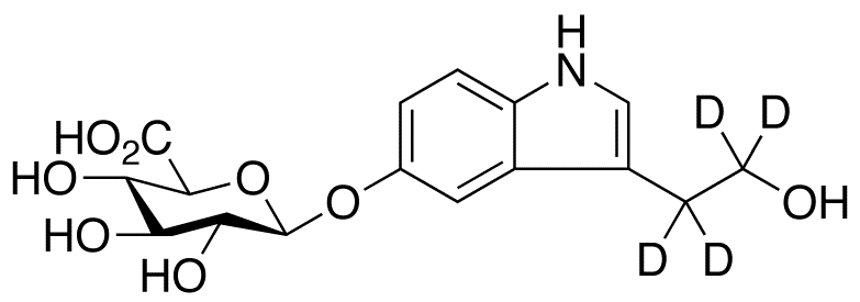 5-Hydroxy Tryptophol-d4 b-D-Glucuronide