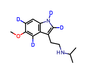 5-Methoxy-N-isopropyl Tryptamine-d4