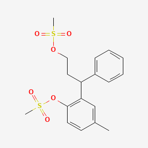 5-Methyl-2-[(methylsulfonyl)oxy]--phenylbenzenepropanol 1-Methanesulfonate