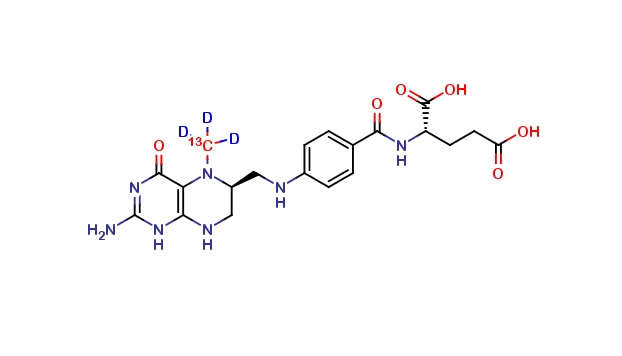 5-Methyltetrahydrofolic acid 13CD3