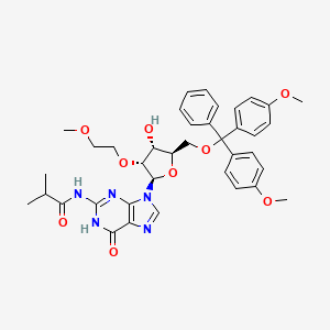 5-O-[Bis(4-methoxyphenyl)phenylmethyl]-2-O-(2-methoxyethyl)-N-(2-methyl-1-oxopropyl)guanosine