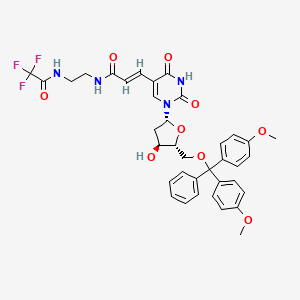 5-O-(Dimethoxytrityl)-5-[N-(2-(trifluoroacetamido)ethyl)-3-(E)acrylamido]- 2-deoxyuridine