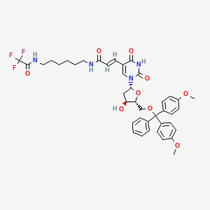5-O-(Dimethoxytrityl)-5-[N-(6-(trifluoroacetamido)hexyl)-3-(E)-acrylamido]- 2-deoxyuridine