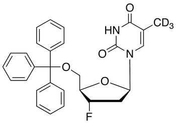 5-O-Trityl-3’-deoxy-3’-fluorothymidine-d3
