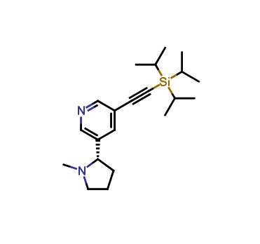 5-Triisopropylsilyl-ethynyl (S)-(-)-Nicotine