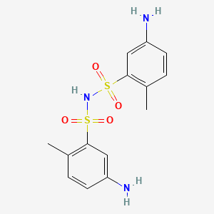 5-amino-N-((5-amino-2-methylphenyl)sulfonyl)-2-methylbenzenesulfonamide
