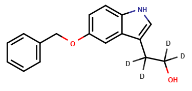 5‐benzyloxytryptophol‐α,α,β,β‐d4