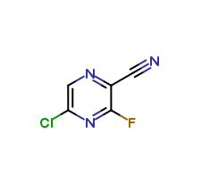5-chloro-3-fluoropyrazine-2-carbonitrile