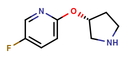 5-fluoro-2-[(3R)-pyrrolidin-3-yloxy]pyridine