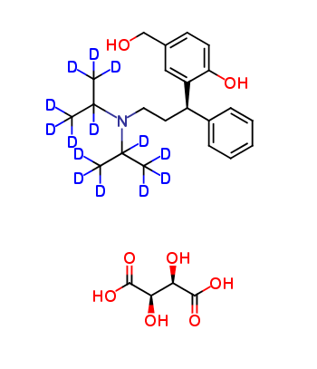 5-hydroxymethyl Tolterodine D14 Tartrate