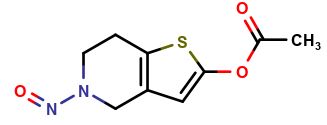 5-nitroso-4,5,6,7-tetrahydrothieno[3,2-c]pyridin-2-yl acetate
