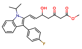 5-rac-Fluvastatin O-Methyl 3-Keto