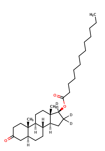 5a-Dihydrotestosterone Tridecanoate-d3