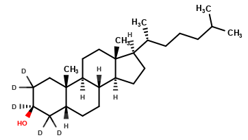 5b-Cholestan-3b-ol-2,2,3,4,4-d5