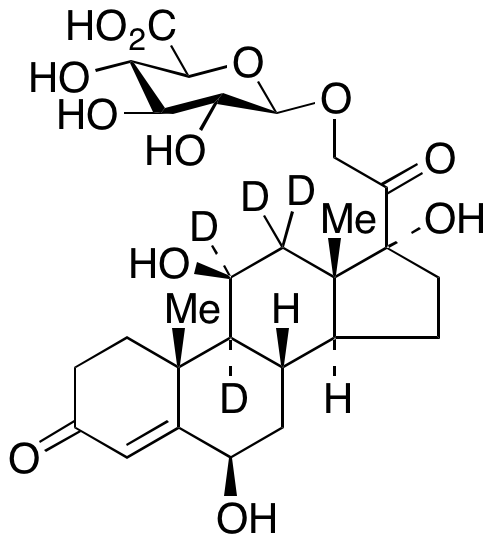 6-​β-​Hydroxycortisol-d4 21-O-β-D-Glucuronide