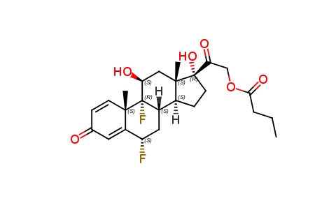 6α,​9α-​Difluoroprednisolone 21-Butyrate