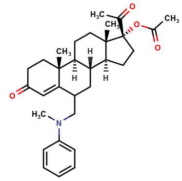 6-((methyl(phenyl)amino)methyl)-Medroxyprogesterone acetate