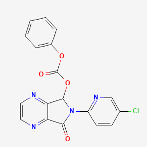 6-(5-chloropyridin-2-yl)-7-oxo-6,7-dihydro-5H-pyrrolo[3,4-b]pyrazin-5-yl phenyl carbonate