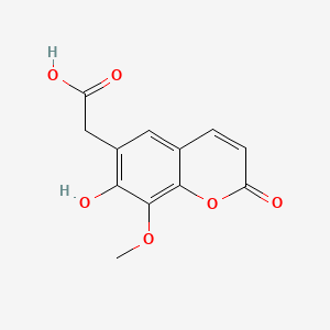 6-(Carboxymethyl)-7-hydroxy-8-methoxy Coumarin