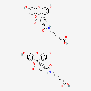 6-[Fluorescein-5(6)-carboxamido]hexanoic Acid