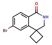 6'-bromo-2',3'-dihydro-1'H-spiro[cyclobutane-1,4'-isoquinoline]-1'-one