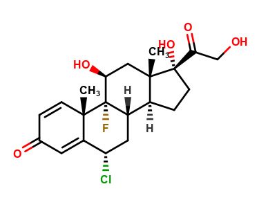 6α-chloro-9-fluoro prednisolone