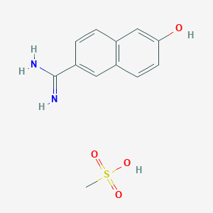 6-Amidino-2-naphthol methanesulfonic acid