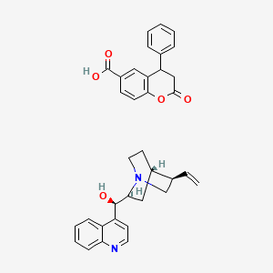 6-Carboxyl-4-phenyl-3,4-dihydrocoumarin Cinchonidine Salt