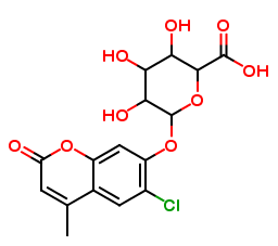 6-Chloro-4-methylumbelliferyl ß-D-glucopyranosiduronic Acid