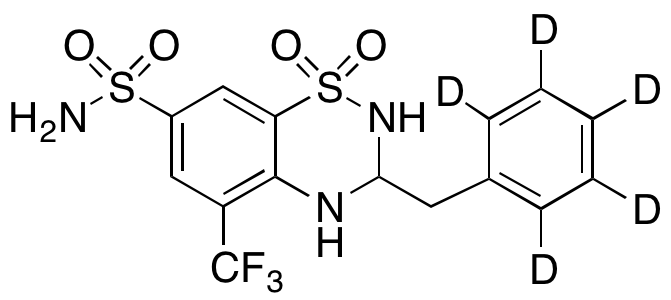 6-Destrifluoromethyl-5-trifluoromethyl Bendroflumethiazide-D5 (Impurity)
