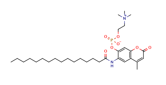 6-Hexadecanoylamino-4-methylumbelliferyl Phosphorylcholine
